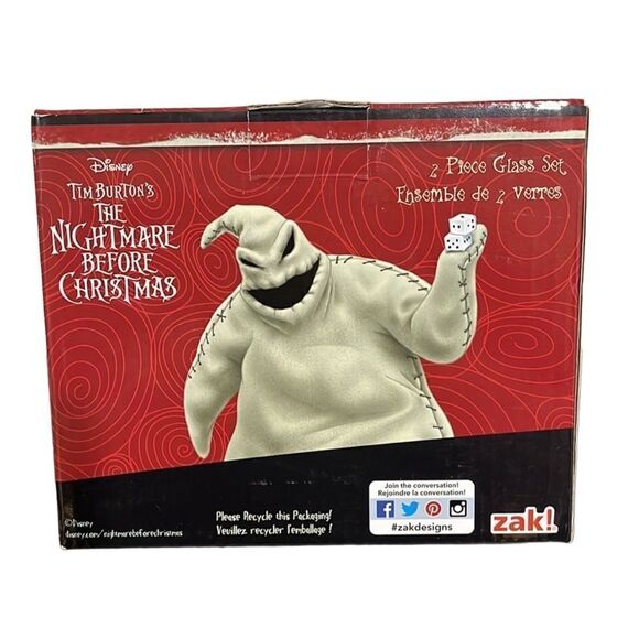 The Nightmare Before Christmas 2-Pc 16 oz Glassware Set - Picture 7 of 9